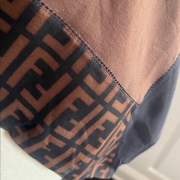 Fendi Silk Sheer Scarf Wrap 32.5” x 32.5” - Picture 5 of 12